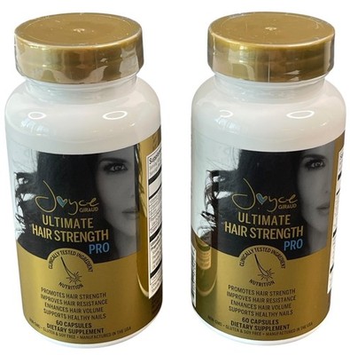 2 Bottles Joyce Giraud Ultimate Hair Strength Pro 60 Day Supply Collagen Peptide