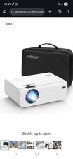 Ortizan Portable Video Projector Full HD 1080p 5000 Lumen Usb/Hdmi Led Projector