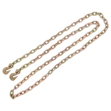 Transport Binder Chain Grade 70 Truck 5/16" × 12' With Grab Hooks 4700 Lbs G70