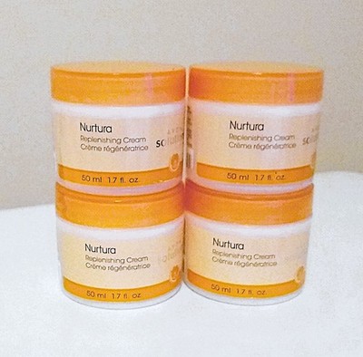 Avon Solutions Nurtura Replenishing Cream (Pack of 4), 1.7 oz. each, new/fresh