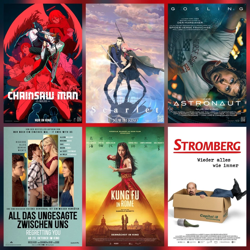 Filmposter Sammlung #4 - 40 Filmplakate aus 2024 + 2025 - A1 gerollt - Bild 3 von 4