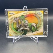 2025 Topps Chrome Disney Rex #92 Yellow Refractor /275 Toy Story Pixar