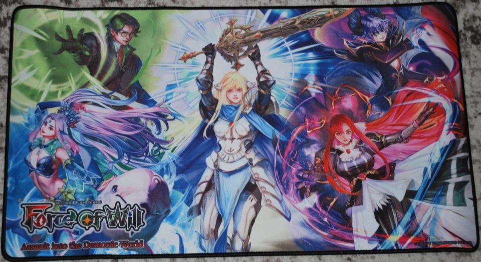 Force of Will - Assault into the Demonic Wolrd Prerelease Playmat - TCG ADW - Image 2 of 2