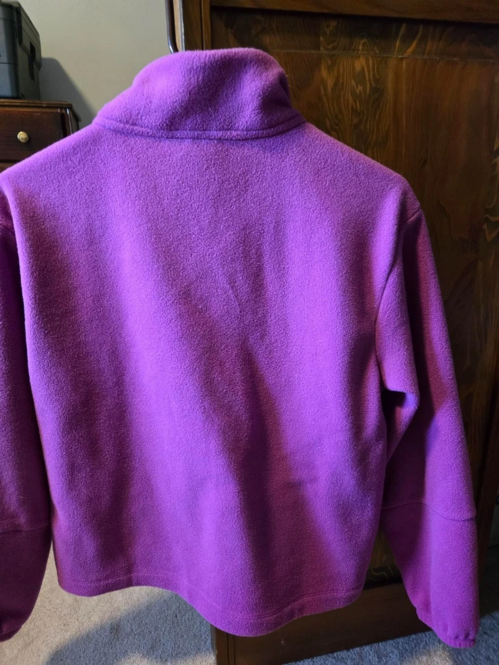 Women’s Patagonia Fleece 1/4 Zip Pink Sz S - Image 4 of 4