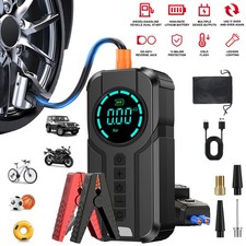 Jump Starter with Air Compressor, 8000A/6000A/4000A Portable Car Battery Booster