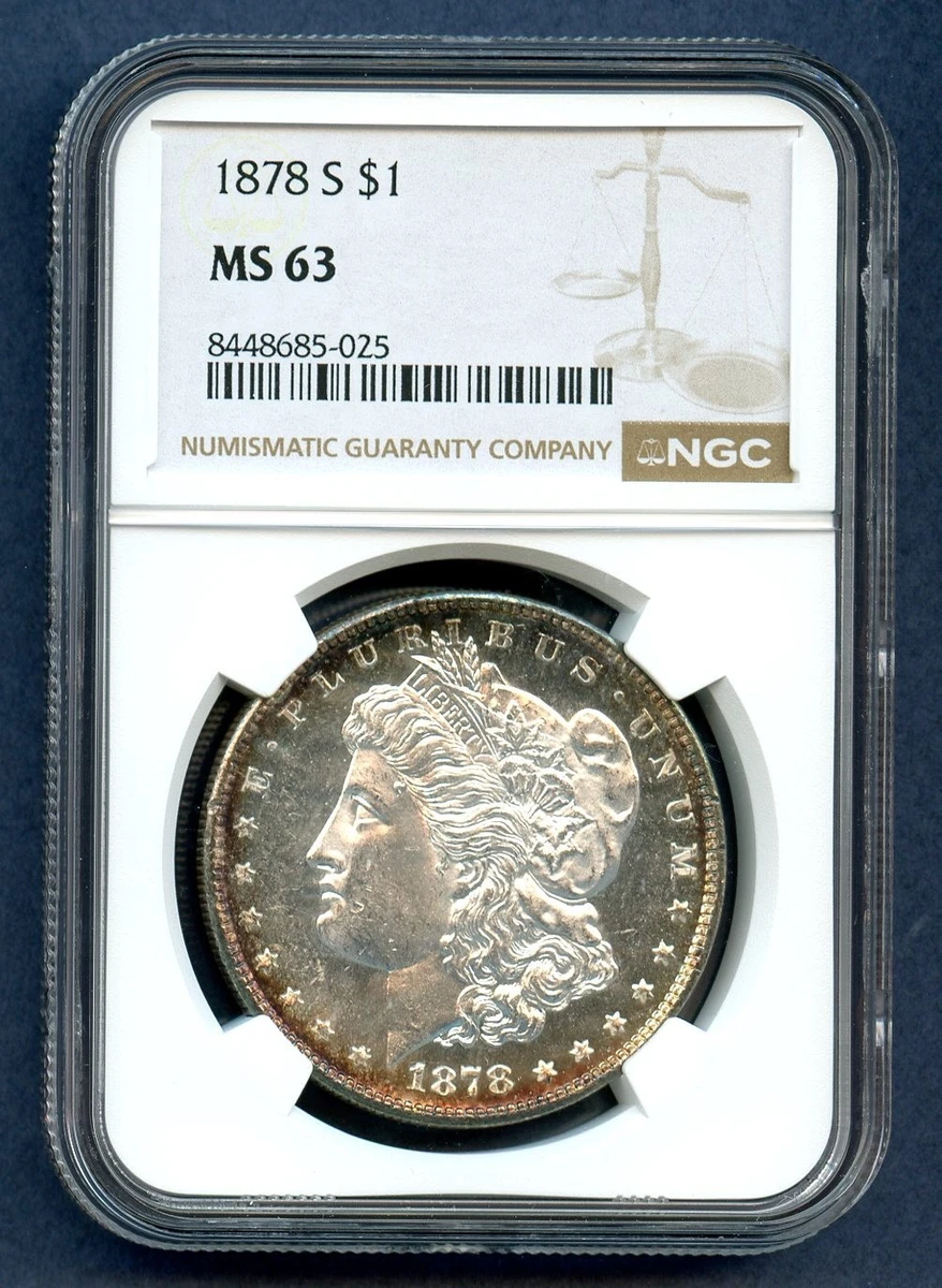 25+ MS 63 Graded Morgan US Dollars 1878 for sale | Updated Oct 2026