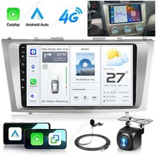For 2007-2011 TOYOTA CAMRY 9" Android 15.0 Carplay Car Stereo Radio GPS WIFI 64G