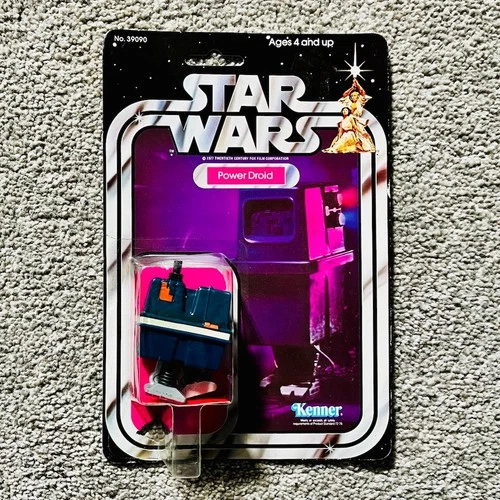 POWER DROID (GONK DROID) Star Wars ANH Vintage Kenner 21 Back Card 1978 MOC!!!!