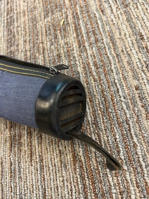 Винтажный лоскутный синий джинсовый чехол Red Head для дробовика винтовки ружья 48 дюймов ретро - Изображение 4 из 4