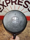 "Fully Restored" GRISWOLD #8 Cast Iron Skillet Pan 10" Large Logo 704  Seasoned