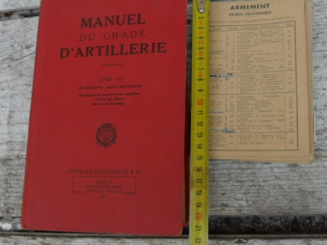 livre + fiche instruction militaire , fusil mitrailleuse Mauser... armée soldat - Photo 1/4