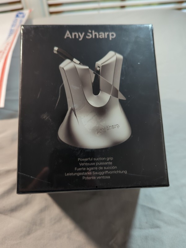 Any Sharp X Blade Multi Angle Knife Sharpener, Power Grip