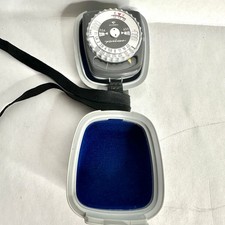 Vintage Gossen Pilot Pocket Camera Light Meter With Hard Case JB6