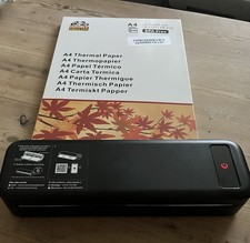 A4 Inkless Thermal Printer Portable Wireless Printer for Travel Home Office