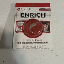 Lucid Audio Enrich Behind-The-Ear Personal Sound Amplifier Left or Right Ear