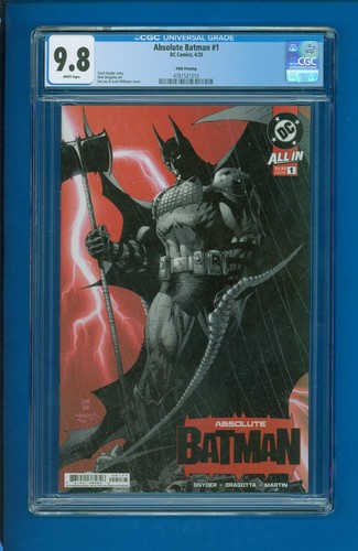 ABSOLUTE BATMAN #1 - Fifth Printing - CGC 9.8 DC Comics Scott Snyder 4/25