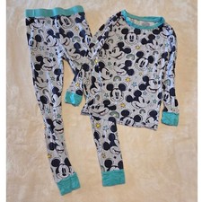 Little Sleepies Disney Mickey Forever 4T Toddler Bamboo Pajama Set Unisex