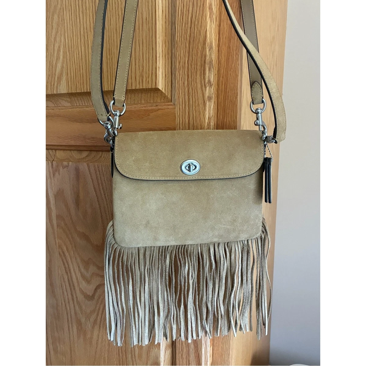 Coach Fringe Suede Exterior Bags & Handbags for Women for sale | eBay