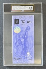 2002 Olympics Ice Hockey Men's Gold Medal Game Program + Ticket iCert 5.5 EX+