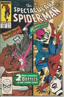 THE SPECTACULAR SPIDER MAN N° 153 en V.O. 1989