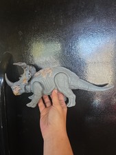 RARE Grey Jurassic World Park Camp Cretaceous Primal Attack Sinoceratops