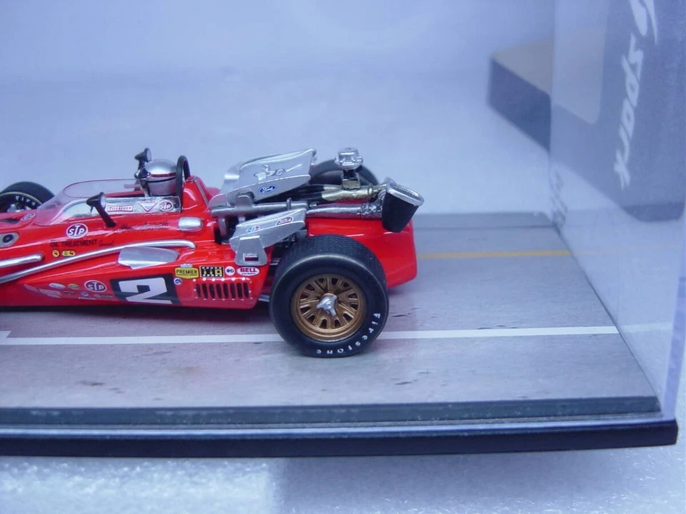scintilla 1/43 Brawner Hawk Winner Indy 500 1969 #2 Mario Andretti - Immagine 3 di 4