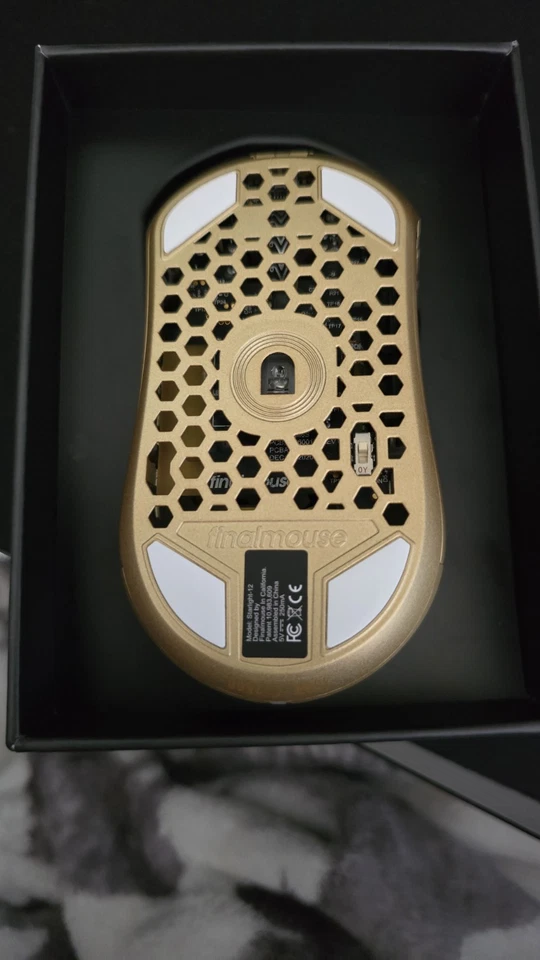 Finalmouse Starlight-12 Hero of Troy Achilles Gaming Mouse Gold Small #1212/2500 - Image 3 of 4