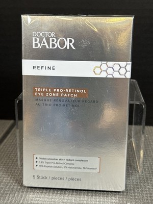 Dr Babor Refine Triple Pro Retinol Eye Patches 5 Pieces NIB Sealed