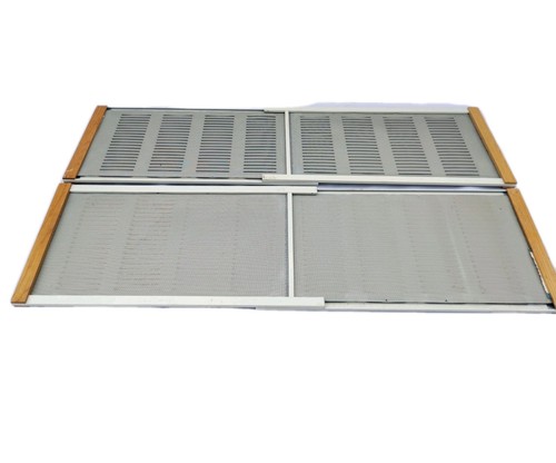 MARVIN EXPANDABLE SLIDING WOOD METAL WINDOW VENTILATOR SCREEN 22–37" LOT OF 2
