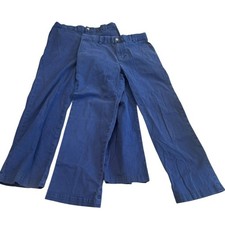 Vineyard Vines Two pairs boys Navy blue Chinos uniform pants size 16 adjustable