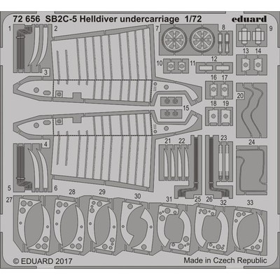 EDUARD 72656 SB2C-5 HELLDIVER UNDERCARRIAGE 1/72