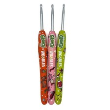 Woobles Limited Edition Grinch 4mm Crochet Hooks NEW PICK YOUR FAVORITE