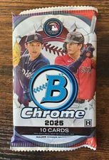 2025 Bowman Chrome HOBBY PACK (10 Cards)