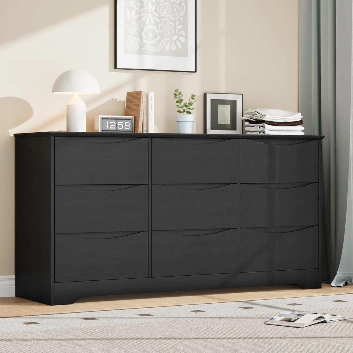 Wooden Black Dresser Dressers & Chests of Drawers for sale | eBay Wooden Black Dresser Dressers & Chests of Drawers for sale | eBay