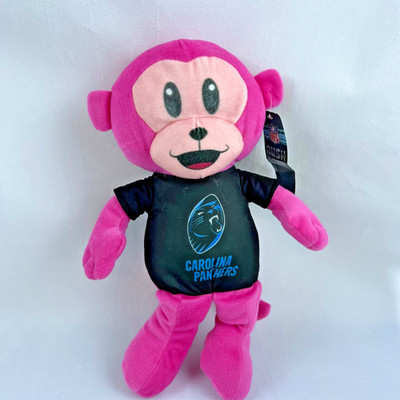 NFL Rush Zone Carolina Panthers Team Rusher Monkey Plush 2016 w/Tag Collectible