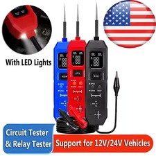 Upgraded DW833 Circuit Relay Tester 3.5-36V 4/5 Pin with LED Work Light