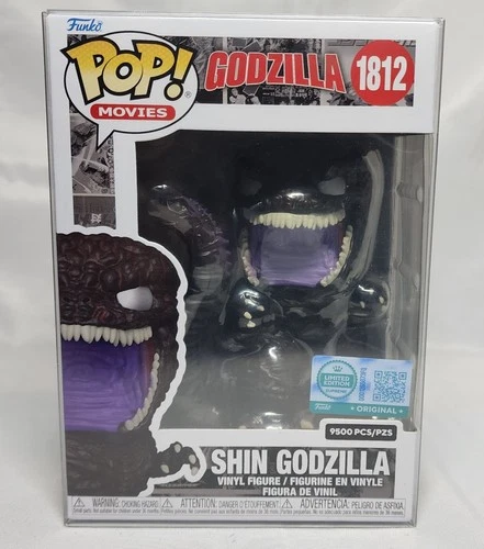 Funko Pop Movies Godzilla Shin Godzilla #1812 Exclusive LE 9500 Pop Protector