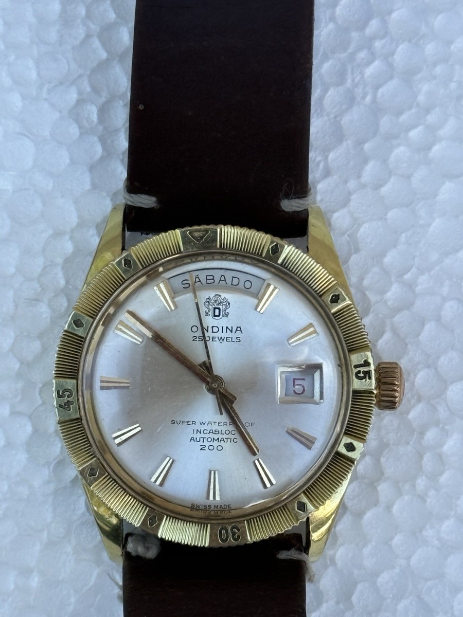 Vintage ONDINA AUTOMATIC Swiss Made, 25 Jewel High | eBay