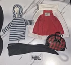 Vintage Barbie Winter Holiday #975 almost Complete Outfit  Set 1960's