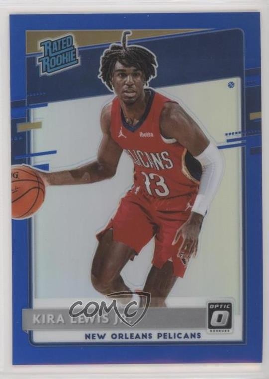 2020-21 Panini Donruss Optic Rated Blue Prizm 25/59 Kira Lewis Jr Rookie RC 0j5i