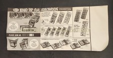 vintage MARS HALLOWEEN CANDY store sales POSTER milky way snickers 3 musketeers+