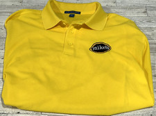Mikes Hard Lemonade Seltzer Polo Shirt Men’s Size XL Polyester Yellow Shirt Logo