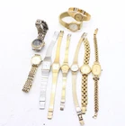F x10 Ladies Seiko Quartz Gold Tone Wristwatches, Not Tested Etc