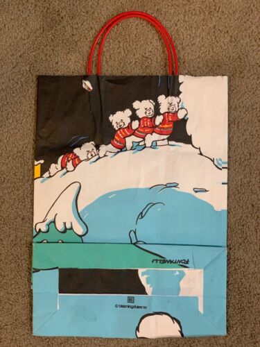 1986 Gift Bag Vintage Bloomingdales Paper - Christmas Designer: Fontanelli 80s - Picture 4 of 13