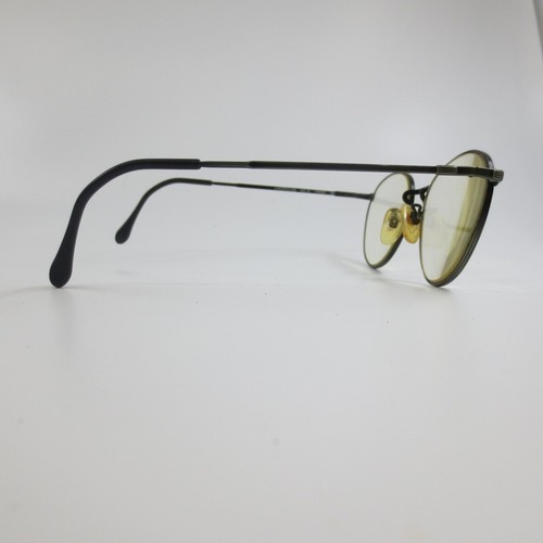 Luxottica 400 Forest Eyeglasses Frame Unisex Brown Metal Round Full Rim 140 - Picture 5 of 7