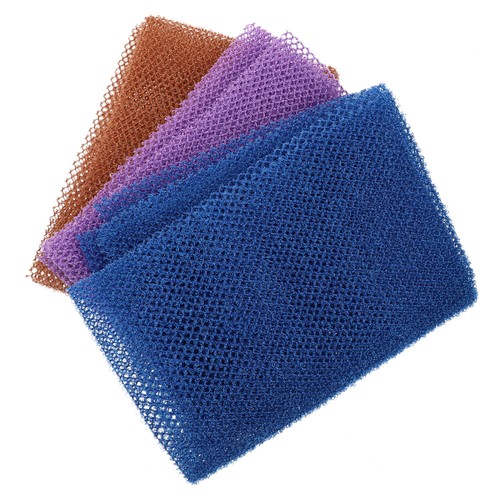 PRETYZOOM Badebar-Set: 5x Mesh-Badeschwämme Doppelseitig, Super Stretchig Für Rücken & Körper