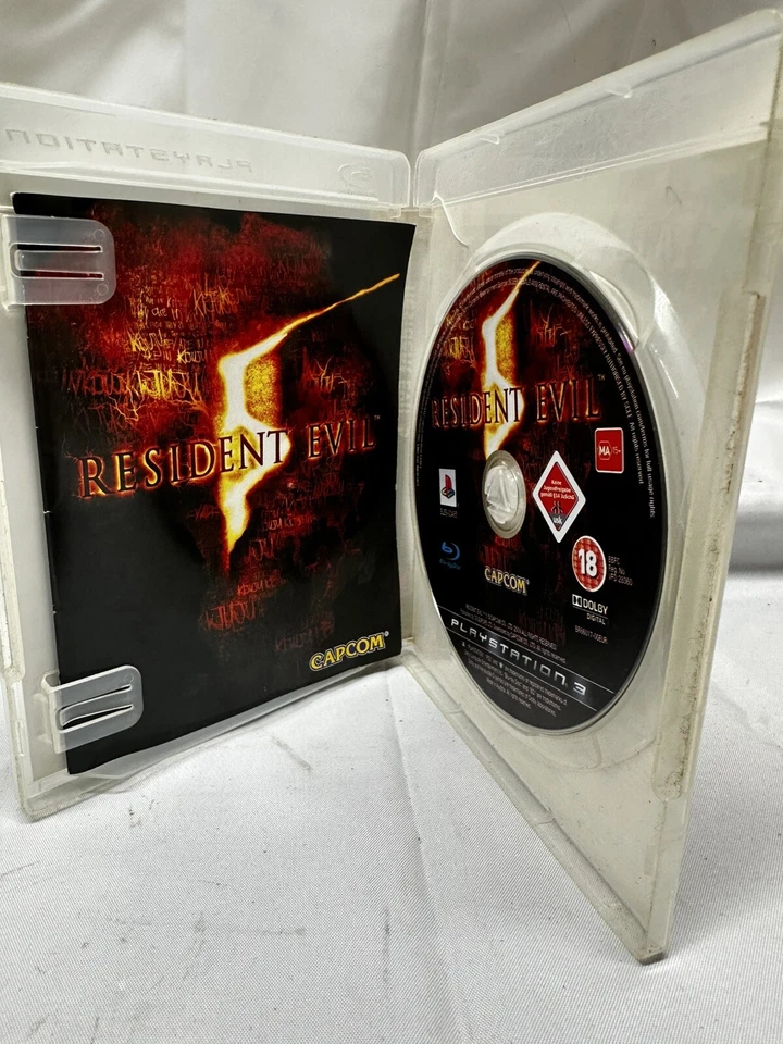 Resident Evil 5 (Sony PlayStation 3, 2009) PAL Complete CIB TESTED *US SELLER* - Image 3 of 4