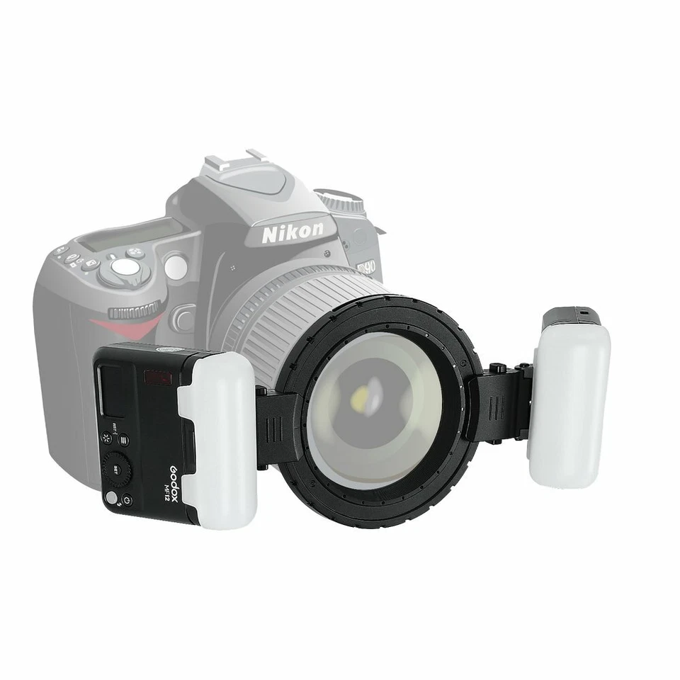 Godox MF12-K2 2*MF12 Macro Flash Light TTL Flash Speedlite with Color Filter - Image 4 of 4