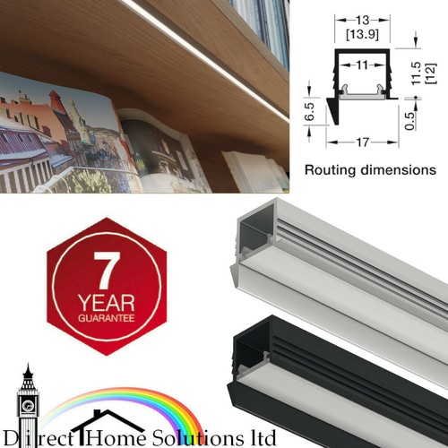Hafele 1105 Loox5 LED Strip Light Profile, White Diffuser Recess ...