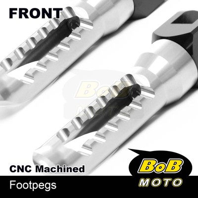 BOB CNC Front Rider Foot Pegs TITANIUM For Buell S1 Lightning All Year